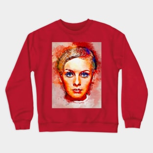 Watercolor Twiggy Crewneck Sweatshirt